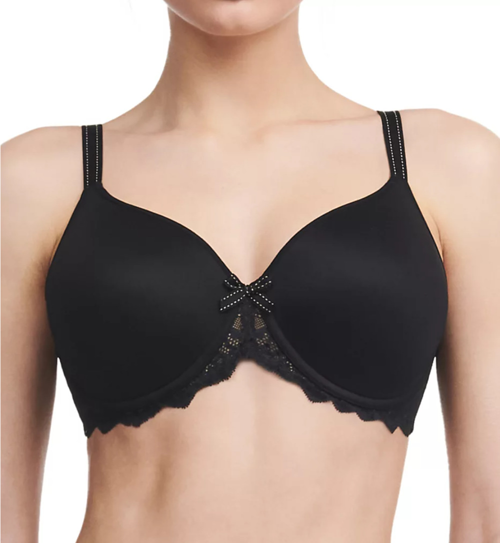 Chantelle Rive Gauche Full Coverage T-Shirt Bra Black 32 DDD